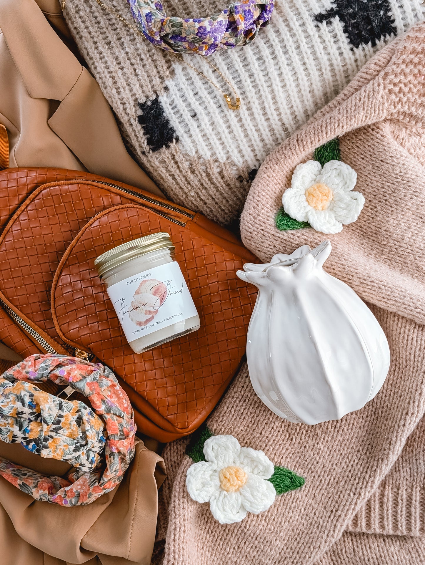 Vegan Weaved Crossbody