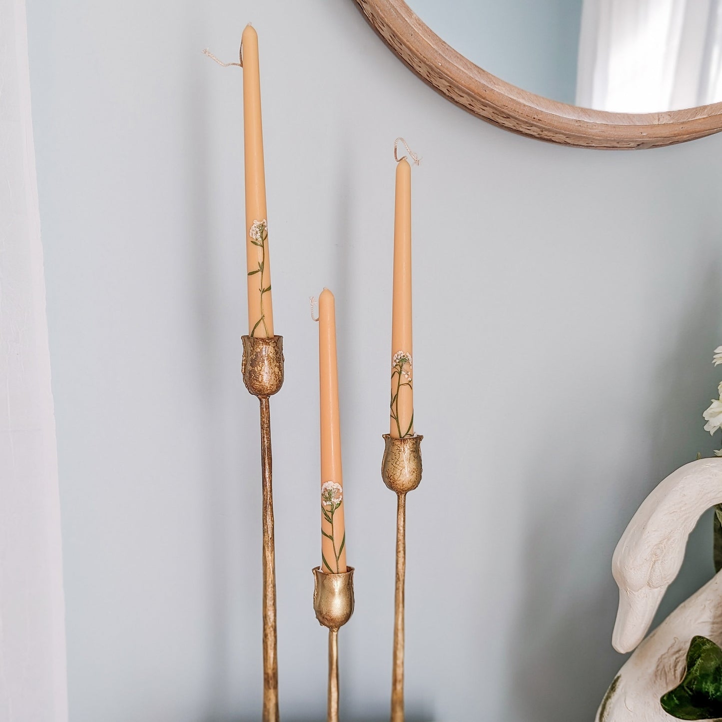 Dried Floral Tapers