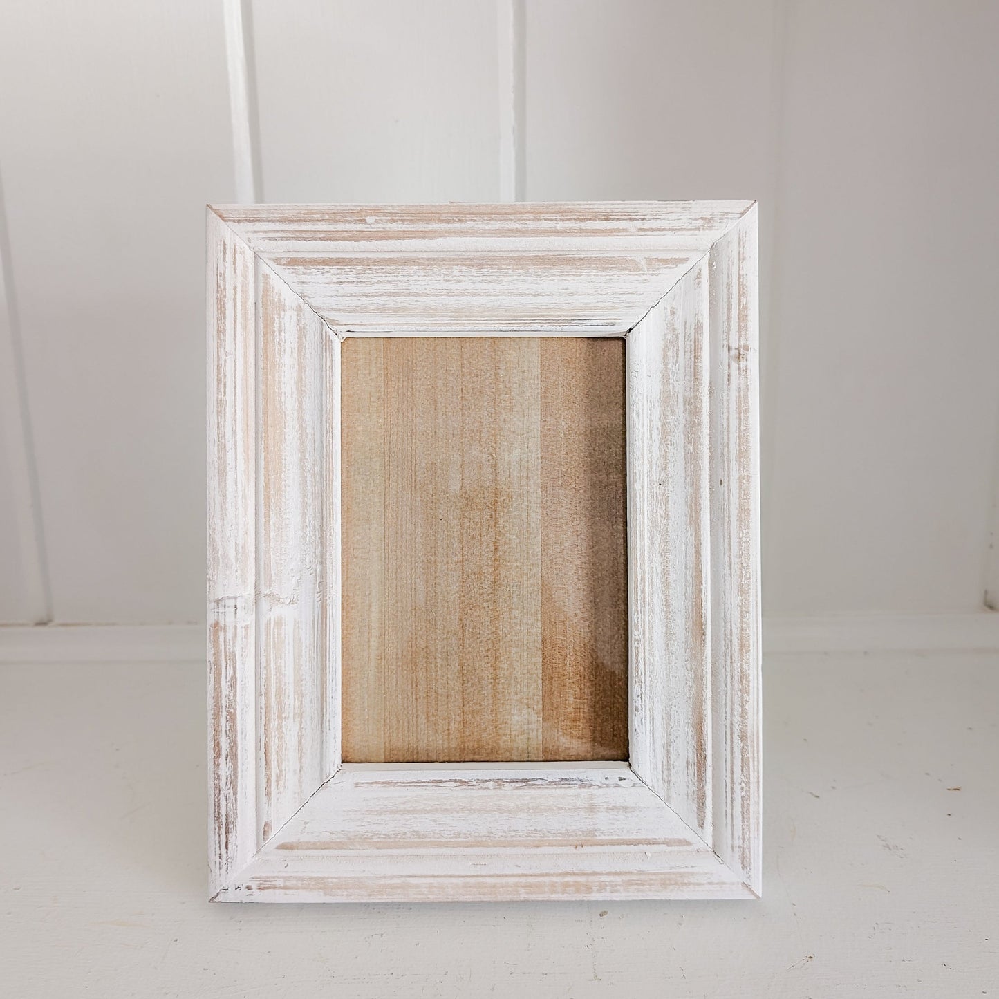 White Washed Picture Frame