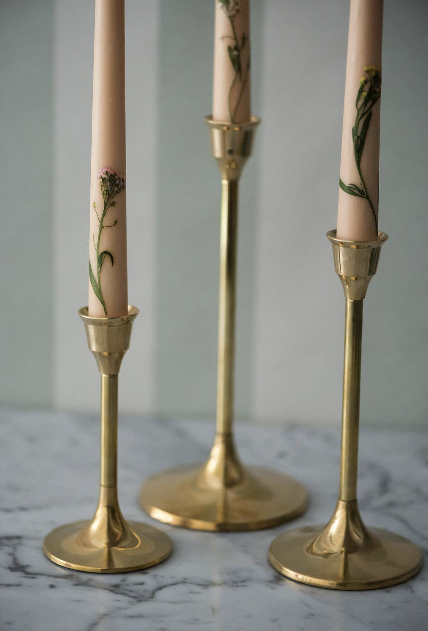 Dried Floral Tapers