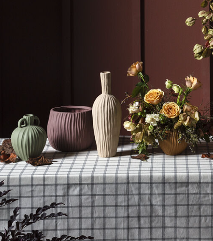 Textured Line Vase