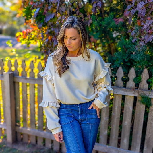 Buttery Soft Ruffled Sweater