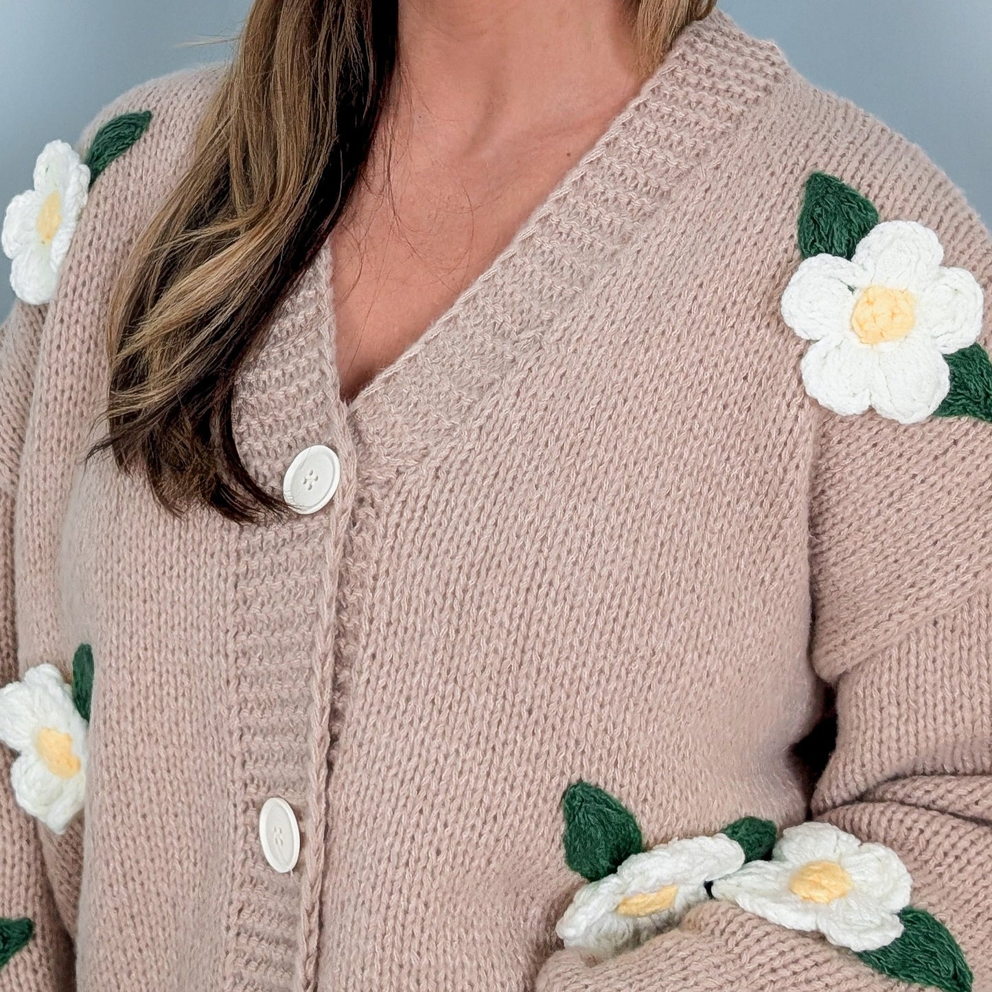 3D Flower Cardigan