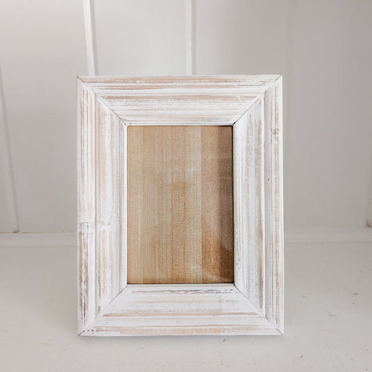 White Washed Picture Frame