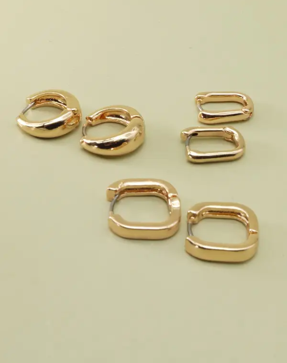 Mini Hoop Gold Plated Earrings