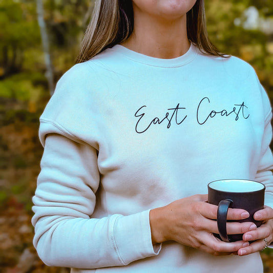 Script East Coast Crew Sweatshirt